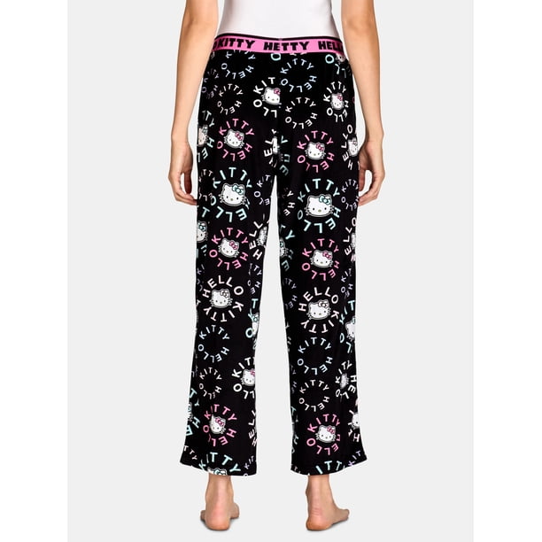 Hello Kitty Women's Velour Sleep Pants, Sizes XS-3X - Walmart