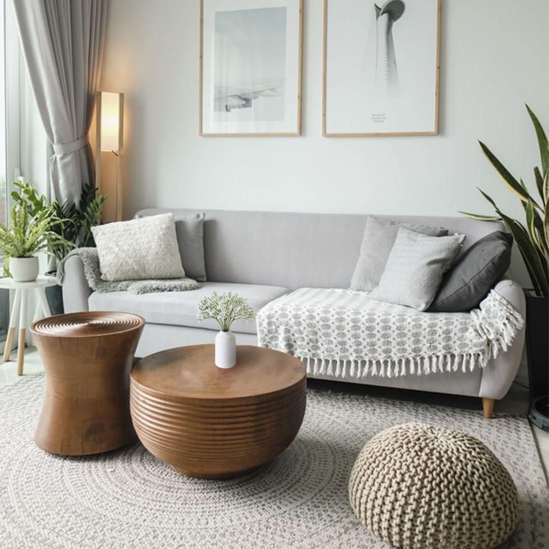 Mainstays Artificial Set of 3 Baby's Breath Stems, 11 inch Height / 12-13 Gram