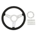 thumbnail image 4 of Scott Drake S1MS-3600-BK Corso Feroce 15" Black Leather Steering Wheel 9 Hole, 4 of 7