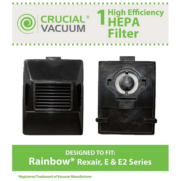 Rainbow Rexair Cleaner E Series Vacuum Cleaner E Series Washable Reusable Exhaust Hepa Filter Compare To Part R10520 R 10520 R12106b Designed Engineered By By Crucial Vacuum Walmart Com