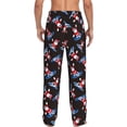 thumbnail image 6 of Cauagu Surfing Santa Mens Pajama Pants Sleep & Lounge Pants,PJ Bottoms with Pockets-Large, 6 of 7