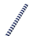 thumbnail image 2 of JAM Paper Striped Gift Wrapping Paper, 25 Sq Ft, Blue & White Stripes, 2/Pack, 2 of 4