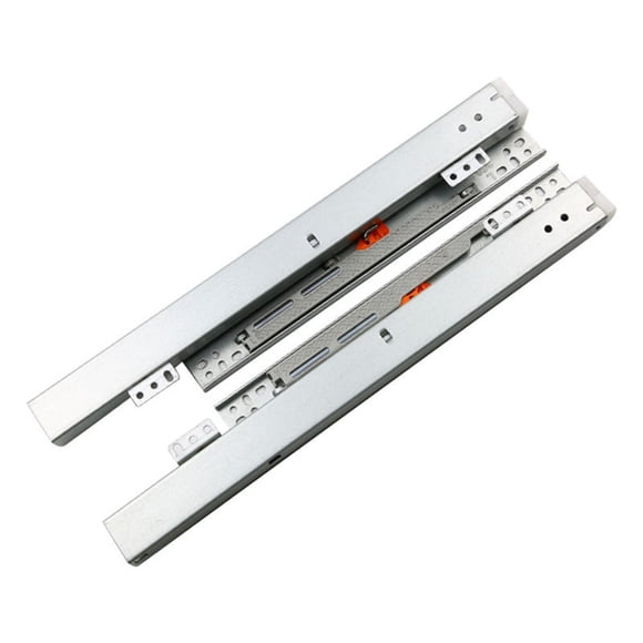 1Pair 200-500mm Drawer Rail Cold Rolled Steel Drawer Slides Silent Soft Close Drawer Runners Cabinet Slides Furniture Hardware