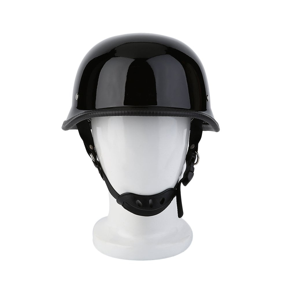 Top Deals German Style Vintage Motorcycle Cruiser Helmet Durable Half