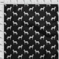 thumbnail image 3 of oneOone Polyester Lycra Fabric Horse Block Printed Fabric 1 Yard 56 Inch Wide, 3 of 4