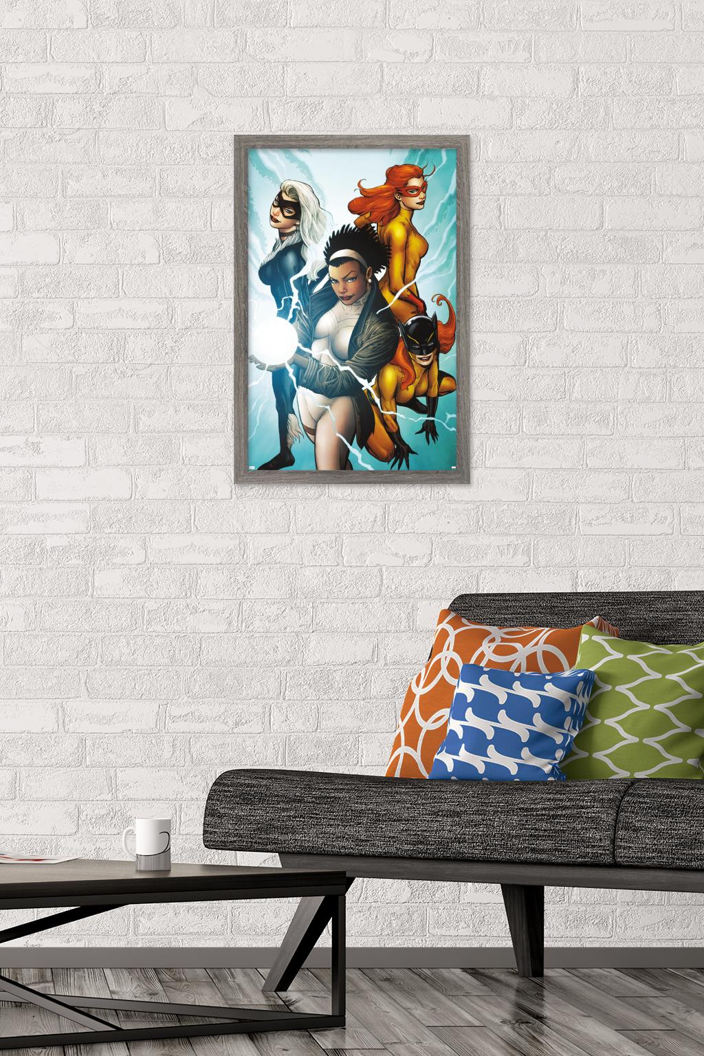 Marvel Comics - Photon - Avengers West Coast #45 Wall Poster, 14.725" x 22.375", Framed