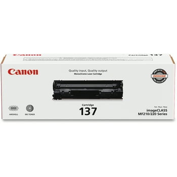 Canon 137 Black, Standard Yield Toner Cartridge