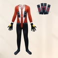 thumbnail image 4 of Disfraz Premium Mono Niños Skibidi Toilet TV Man Superior 3D Trajes de Halloween Kuymtek Naranja 7 - 8 años para Niño, 4 of 7