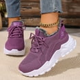 thumbnail image 2 of YLYL Womens Winter Sneakers Fur Lined Lace up Non Slip Warm Comfortable Outdoor Walking Shoes, 2 of 9