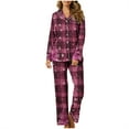 thumbnail image 6 of Xihbxyly Christmas Pajamas for Women, Women's Christmas Printed Pajama Set for Daily Home Wear Two-Piece Pajama Set with Pocket, 6 of 6