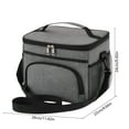 thumbnail image 3 of Dvumao Organizers and Storage, Large Insulated Lunch Bag 15L Reusable Lunch Box for Office Picnic Hiking Beach Leakproof Cooler Tote Bag Organizer with Adjustable Shoulder Strap, Teens Gifts, 3 of 6