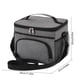 thumbnail image 3 of Bolsa de almuerzo aislada 15L Reutilizable Cooler Tote | Organizador térmico a prueba de fugas con correa ajustable para el hombro | Grande 11.4"x8.7"x9.5" | Oficina Picnic Senderismo Playa | Paño, 3 of 6