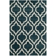 thumbnail image 2 of SAFAVIEH Hudson Louise Geometric Shag Area Rug, Slate Blue/Ivory, 9' x 12', 2 of 7