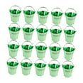 thumbnail image 2 of FVDPWYE 20Pcs Small Candy Buckets Cookie Barrel Party Favors with Handle Fashion Wedding Green, 2 of 9
