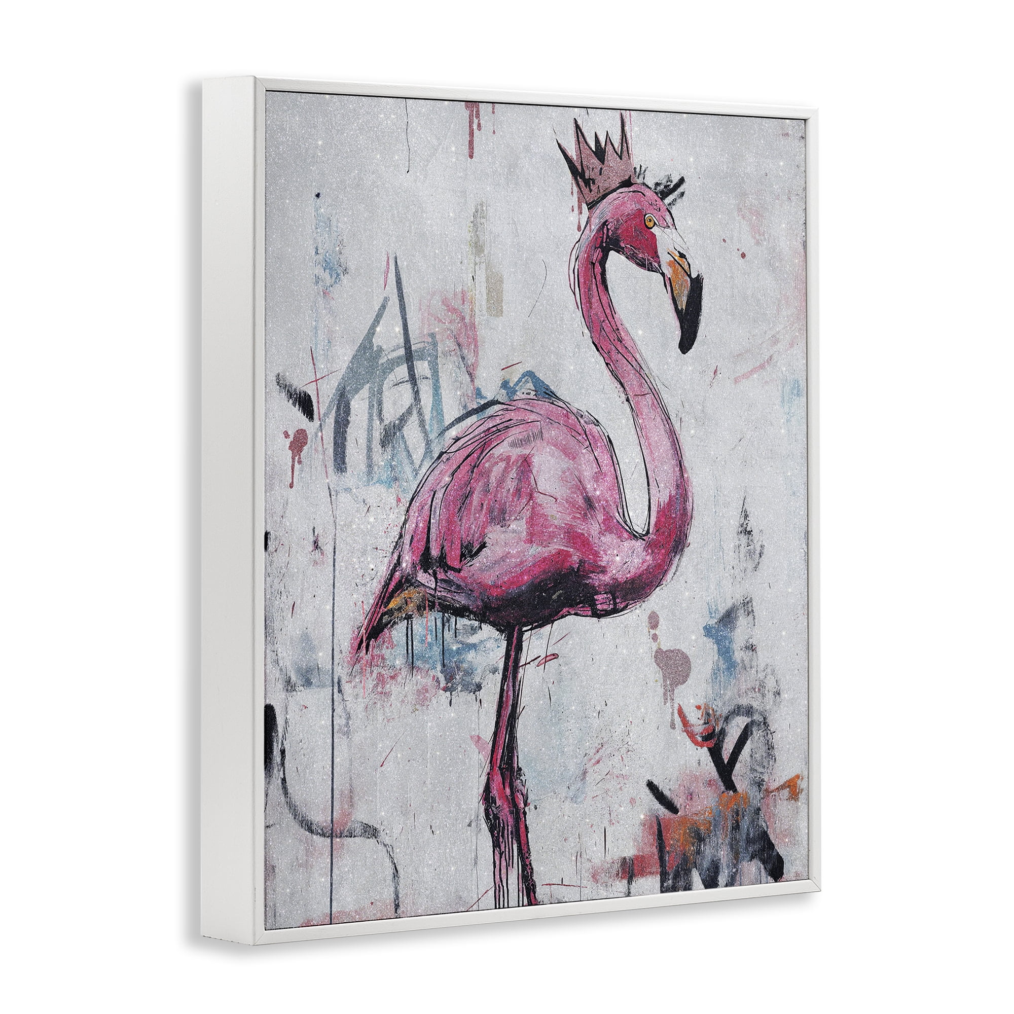 Stupell Industries Urban Feather Glow White Framed Giclee Art, design by Svetlana Aleynikova