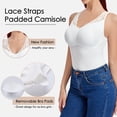 thumbnail image 4 of Vaslanda Women Shapewear Tank Tops with Built-in Bra Pads Seamless Tummy Control Cami Shaper Camisoles Undershirt, 4 of 7