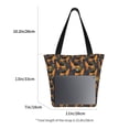 thumbnail image 4 of Vsdgher German Shepherd Dog print Reusable Shopping Grocery Bags for Women Shopping with Pouch Foldable Pouch Lightweight Polyester Fabric, 4 of 6