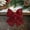 Wine_hot104105, variante sur Grand Nœud de Sapin de Noël - Velours Rouge avec Papillons Pailletés et Paillettes pour Décorations de Vacances et Décors de Mariage