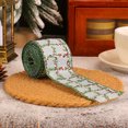 thumbnail image 1 of Cintas, cintas, adornos navideños, rollos de cintas a cuadros navideños decorados con lazos, cintas y cintas navideñas, adornos navideños, decoraciones navideñas para exteriores, decoraciones navideña, 1 of 3