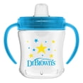 thumbnail image 1 of Vaso para sorber con pico suave Dr. Brown's Transition - Azul - 6oz - 6m+, 1 of 5