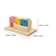 thumbnail image 2 of Pretyzoom Rabbit Chew Toys Wood Platform Toy Multi Dental Health Cage Enrichment for Rats 1Pack, 2 of 8