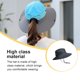 thumbnail image 4 of Minnieouse Sombreros para el sol Accesorio de ropa Senderismo Sombrero de pescador para viajes al aire libre Sombreros Negro/Adulto Minnieouse AP009503-26B, 4 of 6