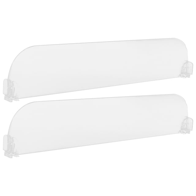 Transparent Plastic Shelf Divider 2pcs Supermarket Organizer Commodity Board Classification Baffle Store Goods Shelf Divider 300mm