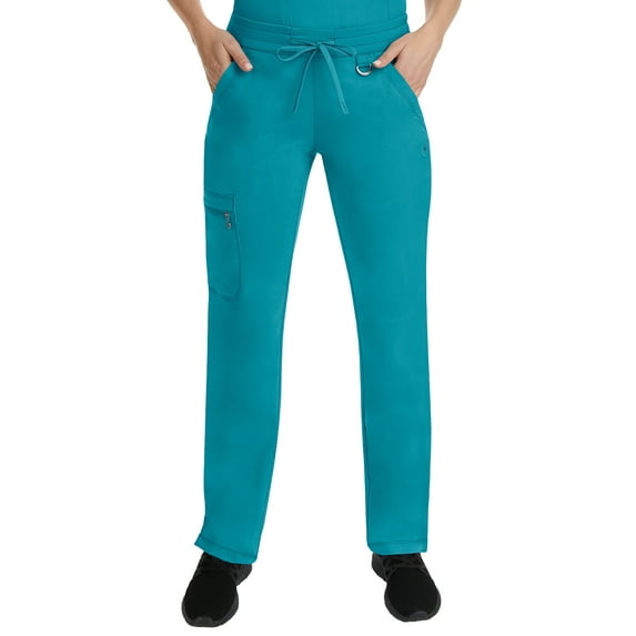 Healing Hands Purple Label Women's Tamara Pant 's Three Pocket Scrub Pant - X-Large Petite,Teal