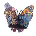 thumbnail image 2 of Estante de mariposa de madera estante de pared estante de la pared de la pared del porta de almacenamiento flotante para la habitación de la habitació, 2 of 9