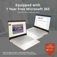 thumbnail image 3 of HP 2022 Stream 14" HD BrightView Laptop, Intel Celeron N4120, 16GB RAM, 320GB Storage(64GB eMMC+256GB Micro SD), Intel HD Graphics, 720p Webcam, 1 Year Office 365, Rose Gold, Win 11, 3 of 5