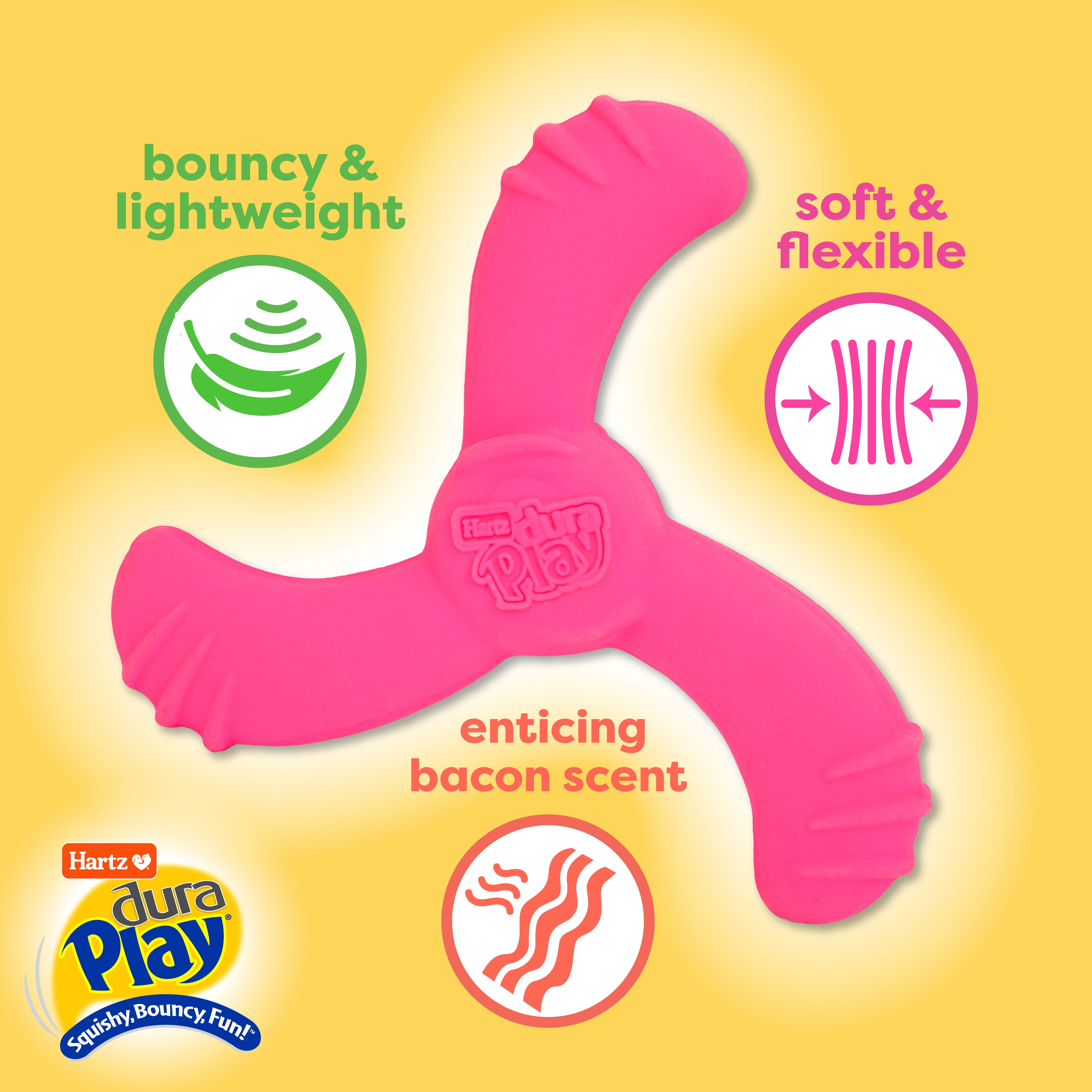 Hartz Dura Play Boomerang Dog Toy, Latex, 1 Count