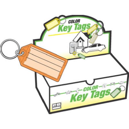 UPC 029069750305 product image for Hy-Ko Products KB143-100 Easy Open Keytag with Ring Colored Box of 100 | upcitemdb.com