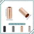 thumbnail image 2 of 96Pcs 4 Colors Alloy End Caps Column Mixed Color 19.5x9mm Inner Diameter: 8mm 24Pcs/color, 2 of 5