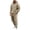 Khaki, variant on Zynoxe Sweatsuits Men 2 Piece Outfit Streetwear Drawstring Pullover Sweatshirt and Striped Jogger Pants Fall Clothes Fashion Soft Lounge Sets with Pockets