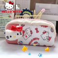 thumbnail image 2 of Bolsa de lápices de Hello Kitty para niñas, papelería Kawaii de Anime, gran capacidad, caja de lápices, bolsa de cosméticos, bolsa de almacenamiento Fivean unisex, 2 of 2