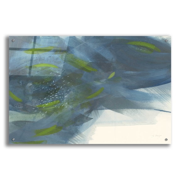 Epic Art 'Scatter' by Jo Maye, Acrylic Glass Wall Art, 36"x24"