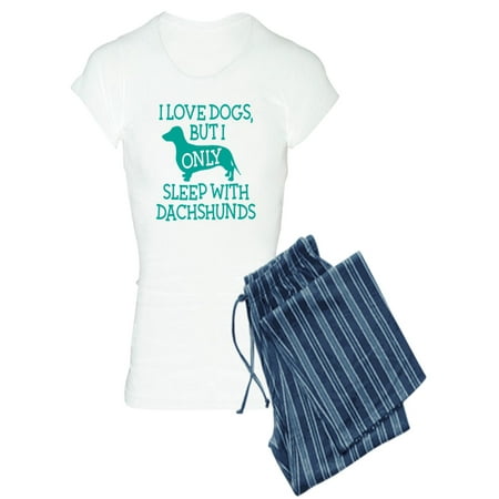 

CafePress - Sleep With Dachshunds - Women s Light Pajamas