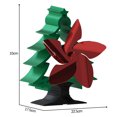 thumbnail image 2 of Ventidor de chimenea ergía térmica Ventidor de de árbol de Navidad Silencioso Max 310CFM Distribución perfecl Estufa Ventilador, 2 of 7