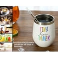 thumbnail image 3 of Novelty Teacher Tumbler-Tiny Human Tamer-Preschool Teacher Gift-Teacher Appreciation-Daycare Teacher Gift-End of Year Teacher Gift-12oz Tumbler Coffee Cup Mug-Birthday Christmas New Year Gift, 3 of 6