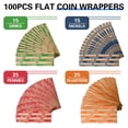 thumbnail image 3 of Envoltorios para monedas ESSENTIAL, surtidos, 100 unidades, para monedas de veinticinco centavos, 3 of 5