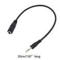 thumbnail image 5 of 2.5mm to 3.5mm Audio Adapter 2.5mm Male to 3.5mm Female Audio Converter Gold-Plated Audio Jack Connector for Headphone, 5 of 14
