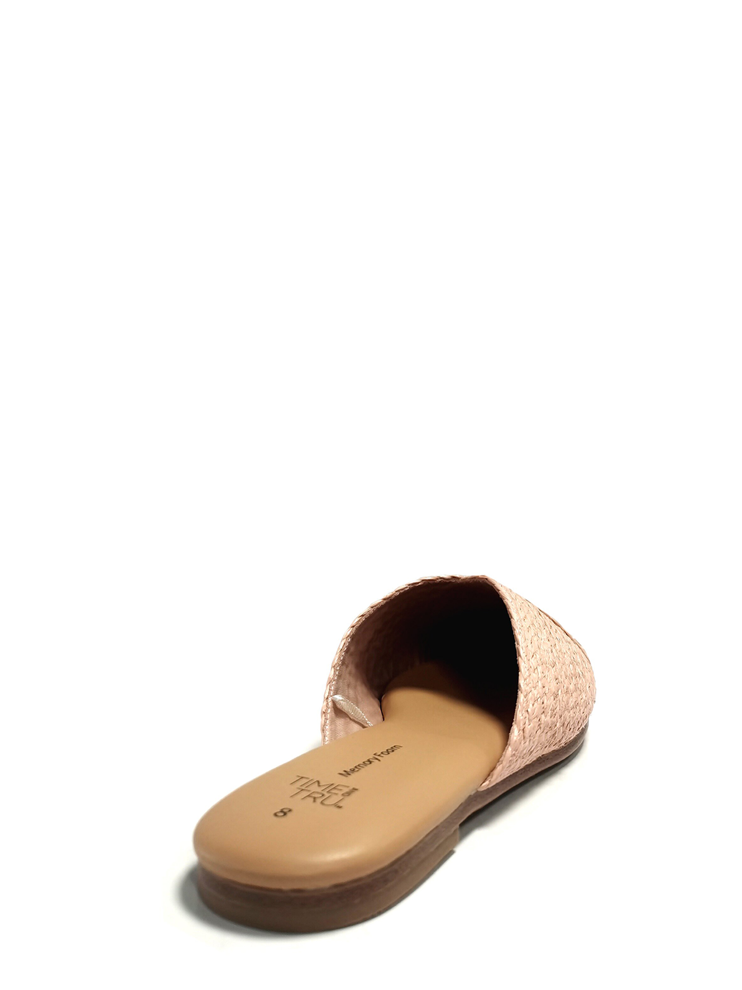 Time And Tru Women's Raffia Mule Shoes - image 3 of 6