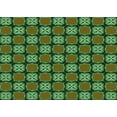 thumbnail image 1 of Ahgly Company Indoor Rectangle Patterned Dark Forest Green Area Rugs, 8' x 10', 1 of 6