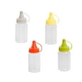 thumbnail image 2 of 5x Almacenamiento de botellas , para ensaladas, botellas de condimentos multifuncionales portátiles vacías, Mini botella de de 5 piezas, 2 of 8