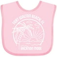 thumbnail image 3 of Inktastic Summer Vacation Mode Fort Walton Beach Florida Boys or Girls Baby Bib, 3 of 4
