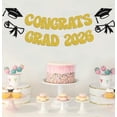 thumbnail image 4 of Guirnalda KEWUFD Felicitaciones Graduado 2026 con brillo dorado, 4 of 8