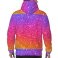 thumbnail image 3 of Bingfone Holiday Shiny Men's Drawstring Hoodie Long Sleeve Pocket Sweatshirts-XX-Large, 3 of 6