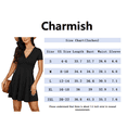 thumbnail image 3 of Charmish Sundress for Womens Summer Short Sleeve Wrap V Neck A-Line Midi Dress, 3 of 7