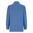 thumbnail image 4 of Women's Button-up Shirts Fall Cotton Linen Long Sleeve Shirt Casual Solid Color Top Fashion Lapel Work Blouses with Pocket, 4 of 5