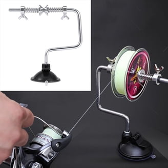 Fishing Line Spooler Adjustable for Varying Spool Sizes Spooling Accessories Silver